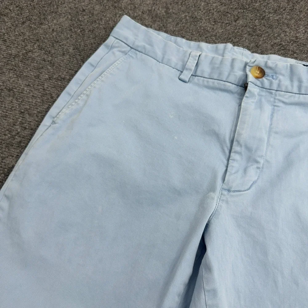Vineyard Vines Breaker Pant Mens 30x30 Light Blue Cotton Spandex Chino Preppy